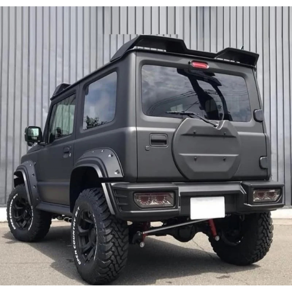 Maruti suzuki jimny rear wald style rear spoiler glossy black finish