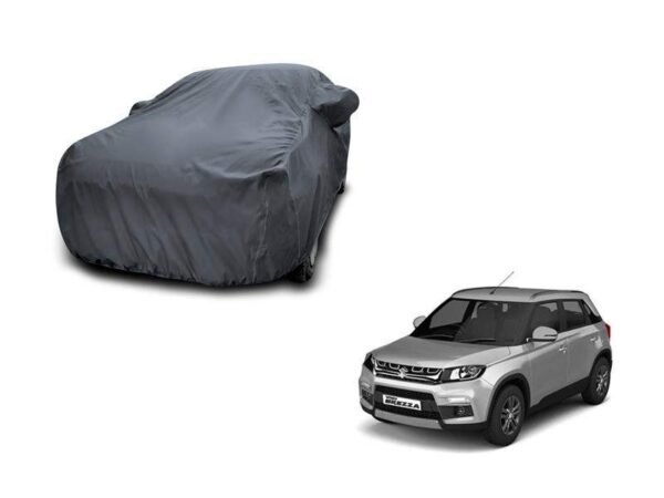 Maruti suzuki vitara brezza american grey car body cover