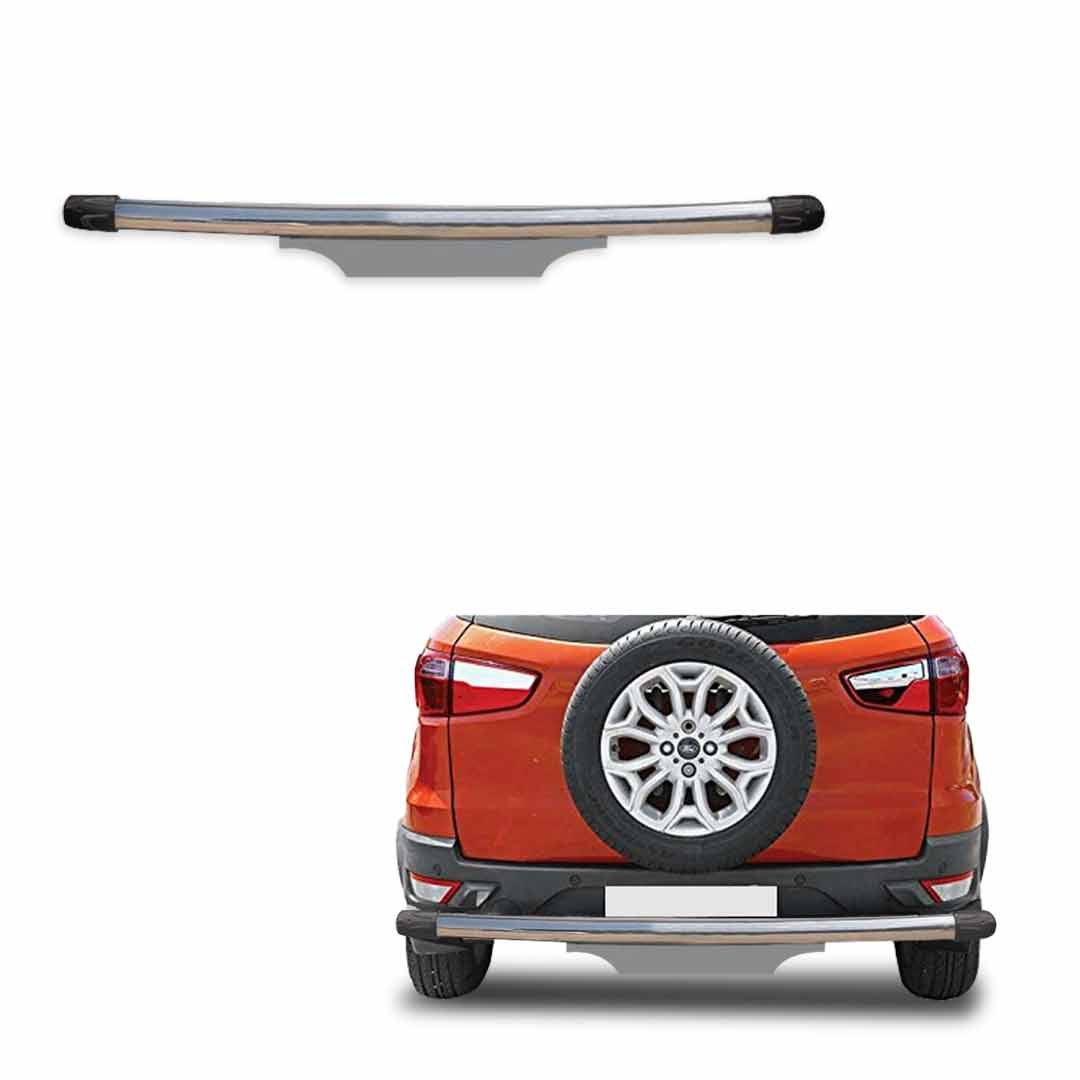 Rear bumper safety guard for ford ecosport - active plates