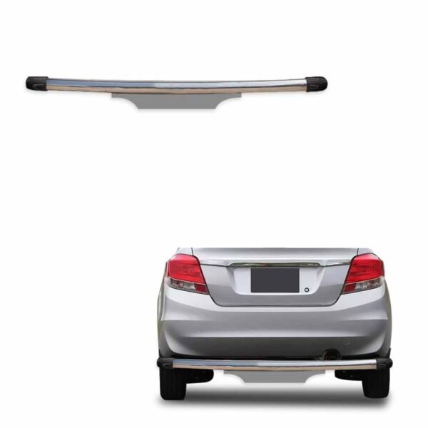 Rear bumper safety guard for honda amaze (2012) - active plates