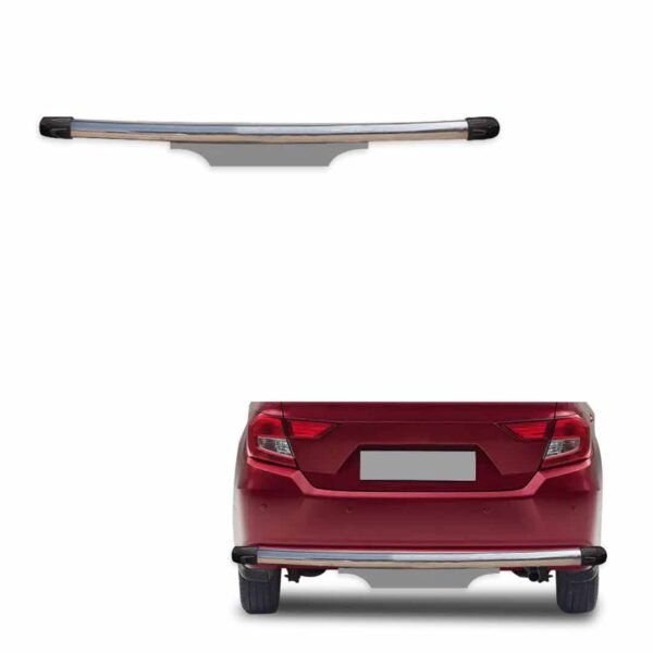 Rear bumper safety guard for honda amaze (2018) - active plates