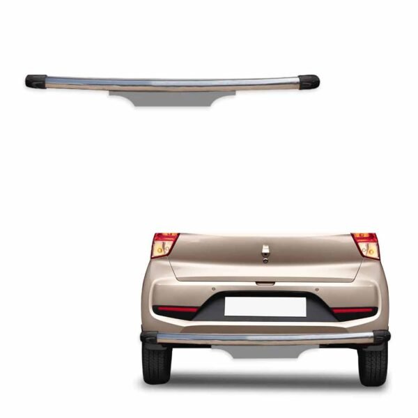 Rear bumper safety guard for hyundai new santro - active plates