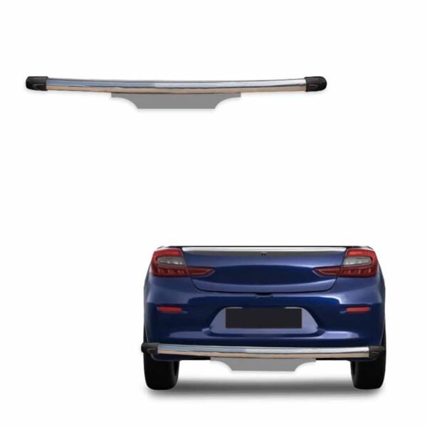 Rear bumper safety guard for maruti suzuki new baleno - active plates |