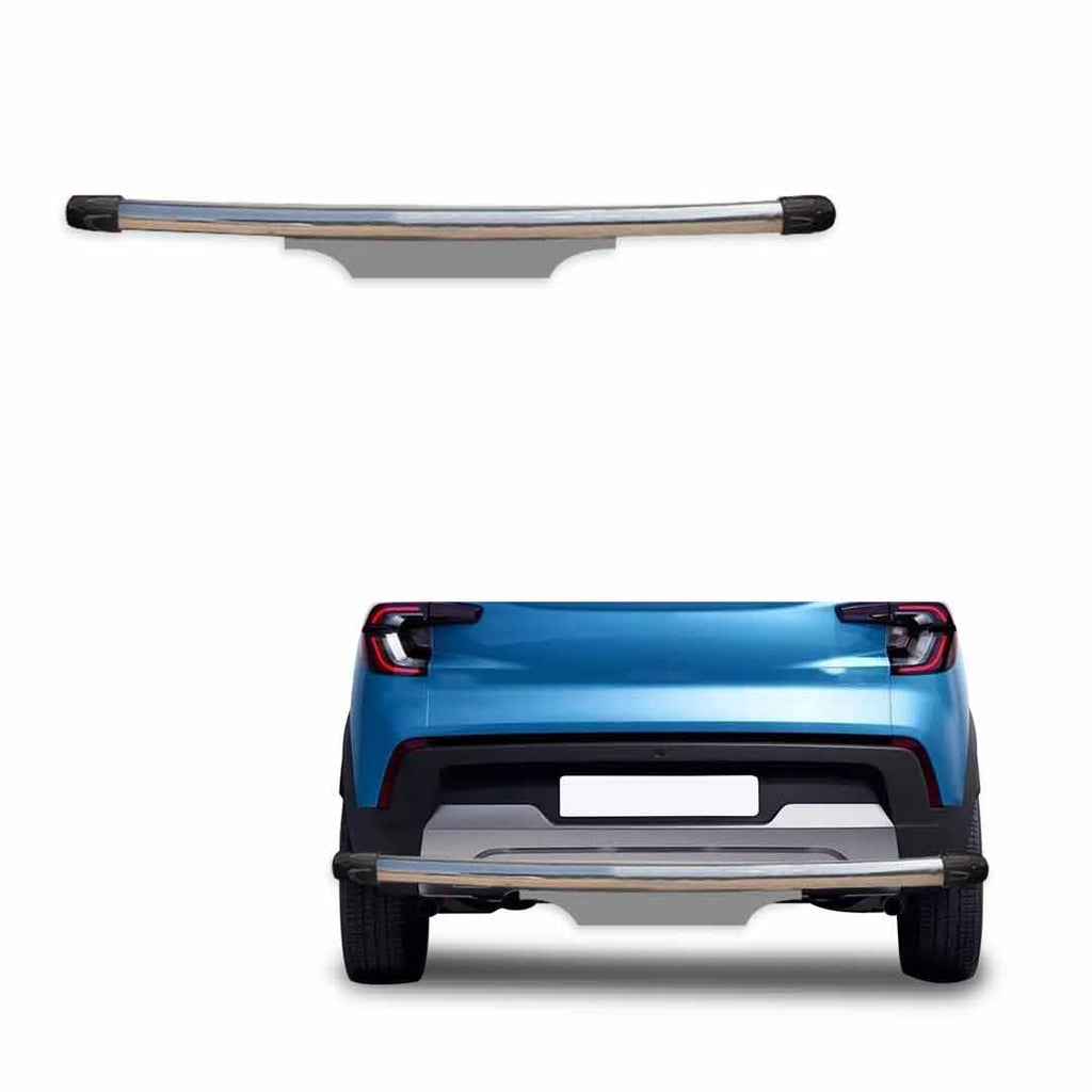 Rear bumper safety guard for renault kiger - active plates