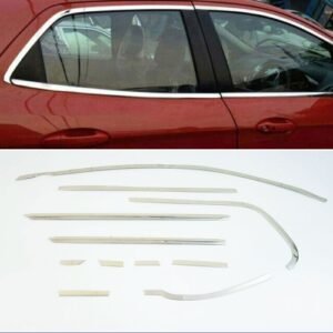 Renault Duster Full Window Chrome Garnish Trims (Set Of 22Pcs.)