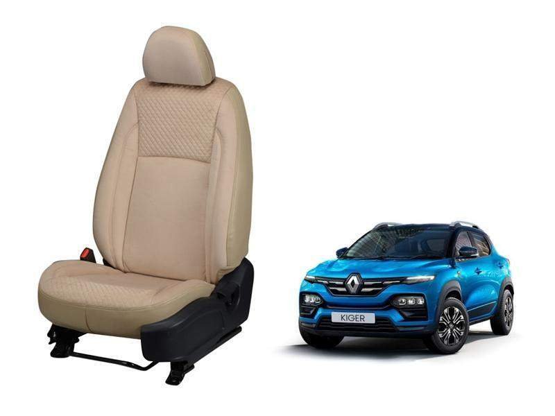 Renault kiger velvet series 3d custom art leather car seat covers