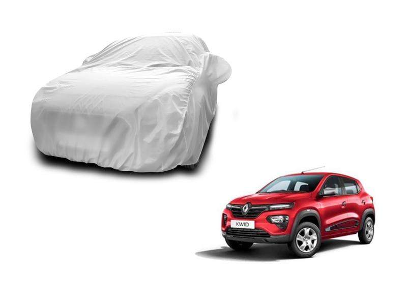 Renault kwid new silver car body cover
