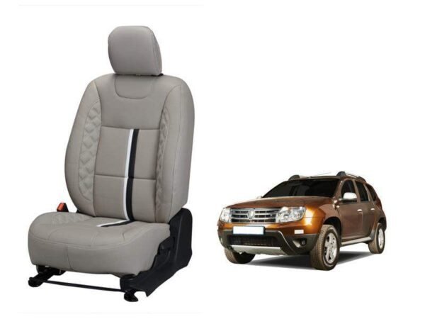 Renault old duster trace series 3d custom nappa leather car seat covers