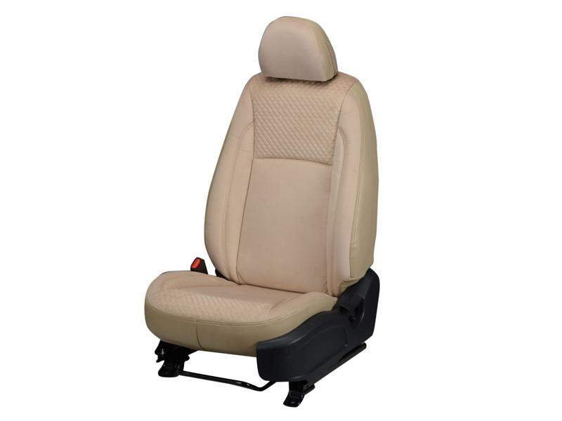 Renault triber velvet series 3d custom art leather car seat covers