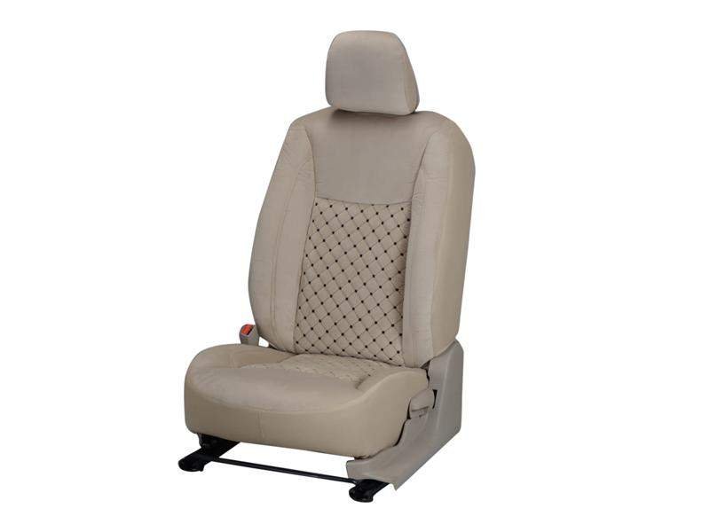 Renault triber velvet series 3d custom art leather car seat covers