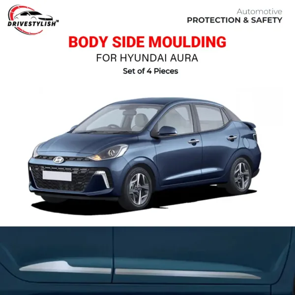 Side beading chrome for aura