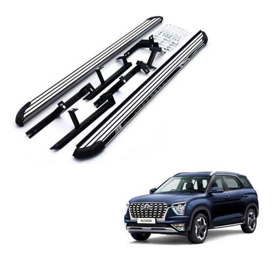 Side foot steppers for hyundai alcazar - opal design