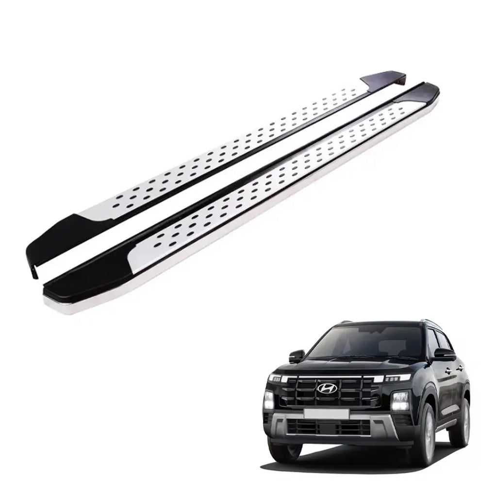Side footrest for hyundai creta 2024 – classy design