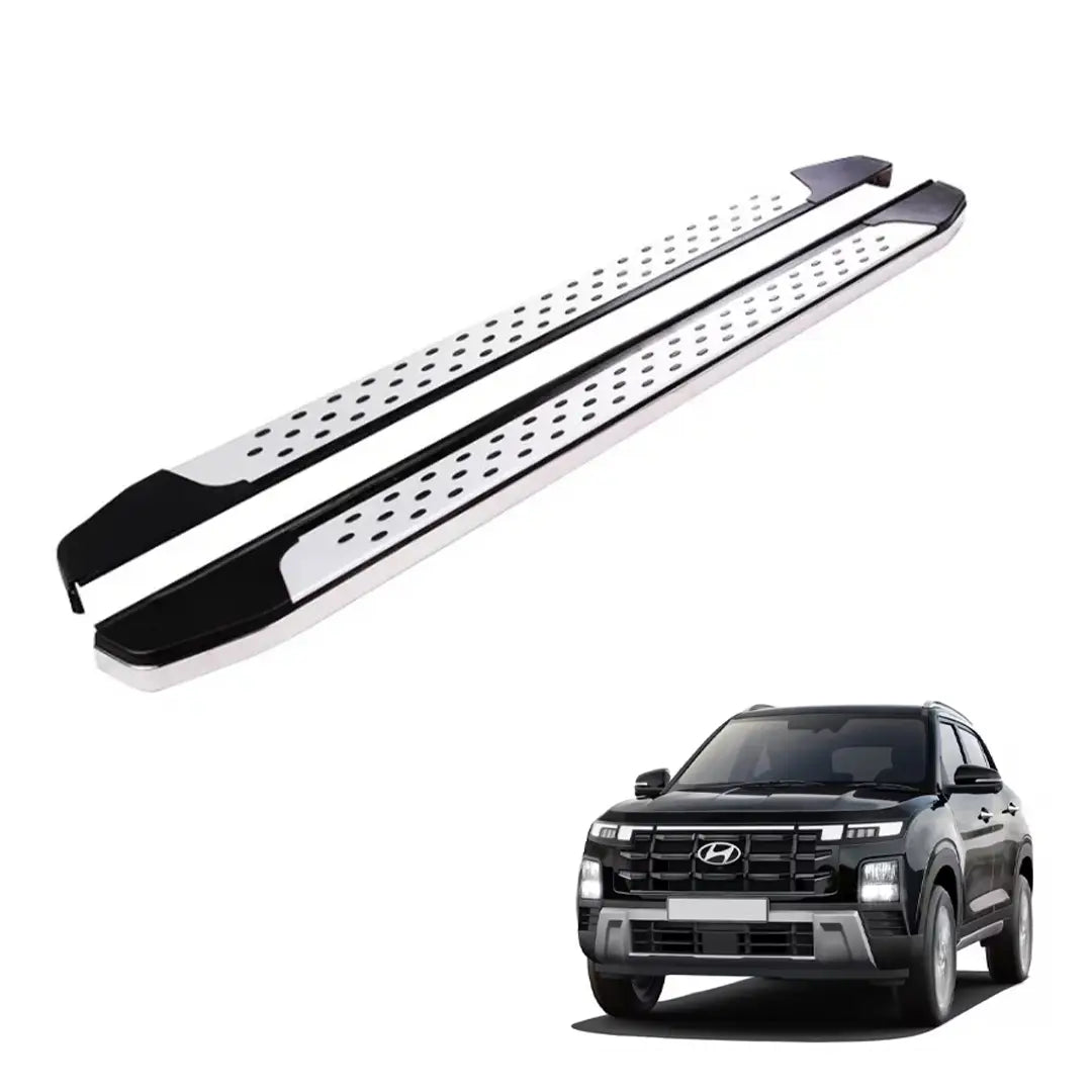 Side footrest for hyundai creta 2024 – classy design