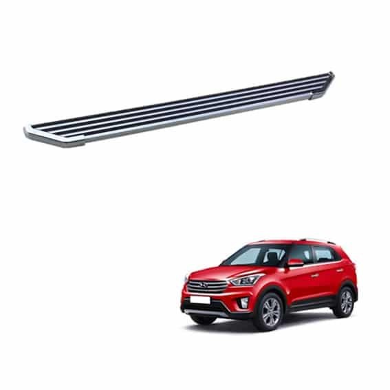 Side steppers for hyundai creta 2016 - zebra design