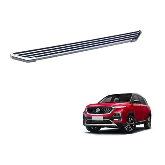 Side steppers for mg hector with zebra design