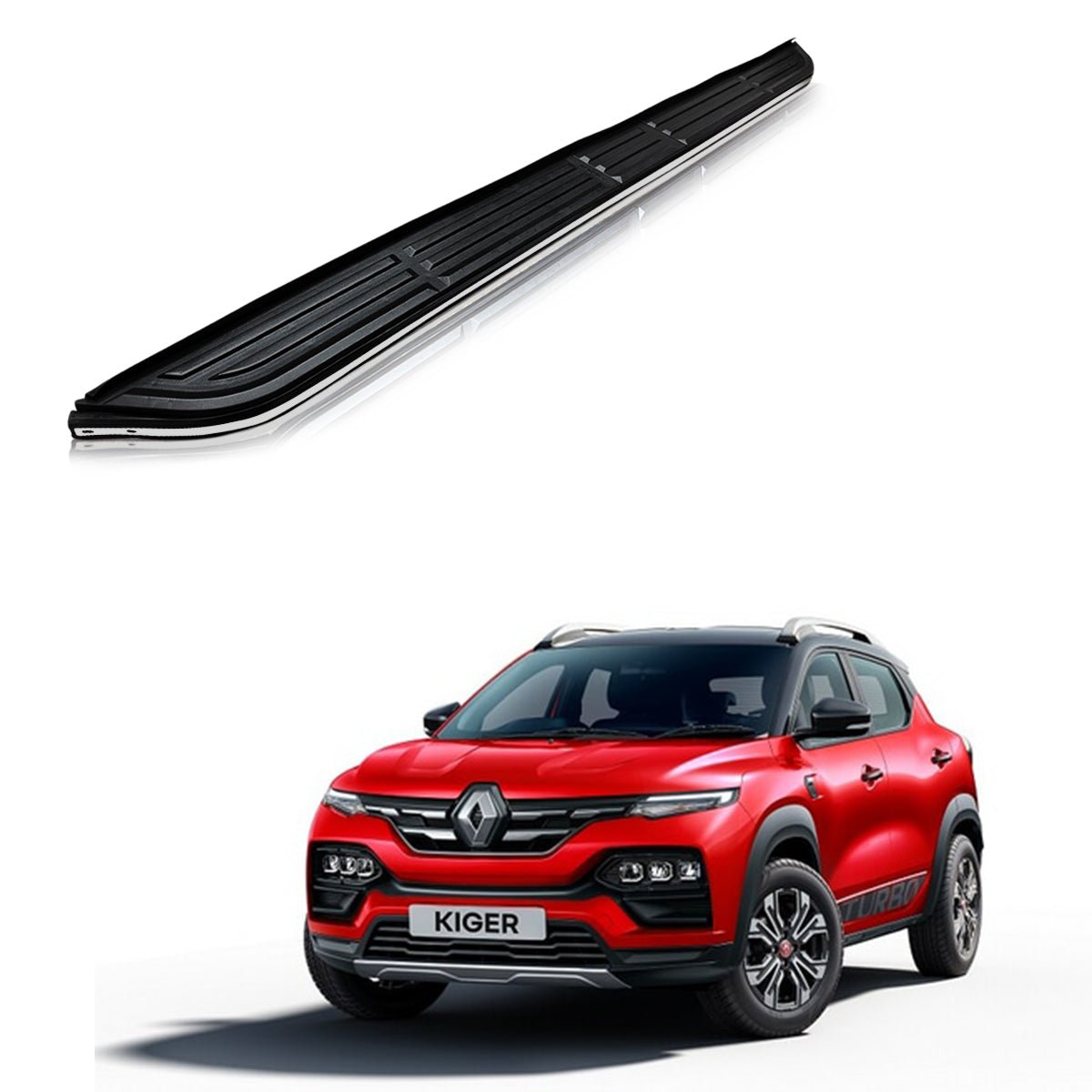 Side steppers for renault kiger - stellar design
