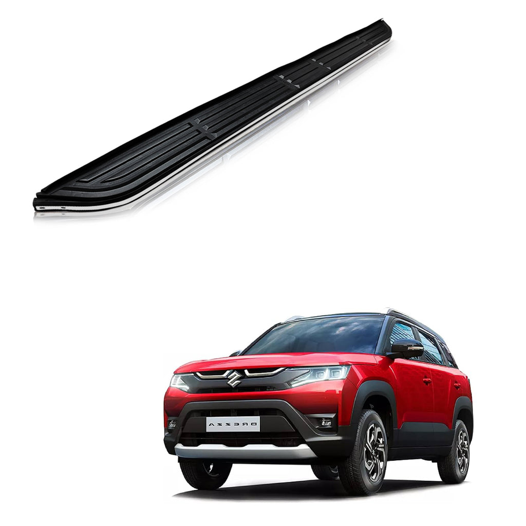Side steps for maruti suzuki brezza 2022 - stellar design