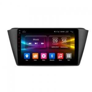 Skoda Fabia 9 Inches HD Touch Screen Smart Android Stereo (2GB, 16GB) with Stereo Frame By Ozone Plus