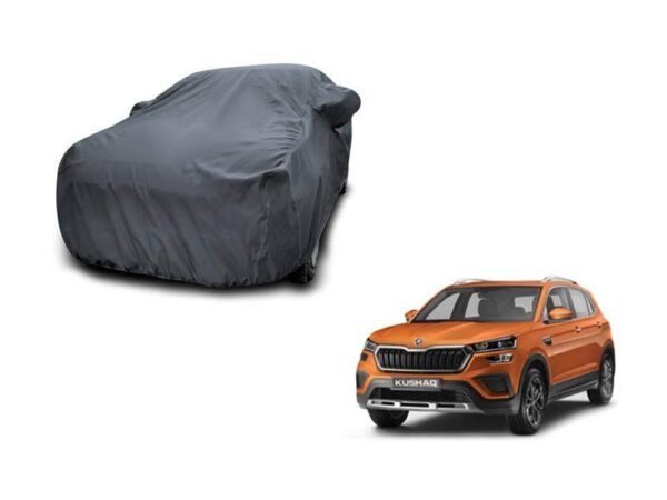Skoda kushaq american grey car body cover