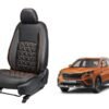 Skoda Kushaq Diamond Series 3D Custom Nappa Leather Car Seat Covers