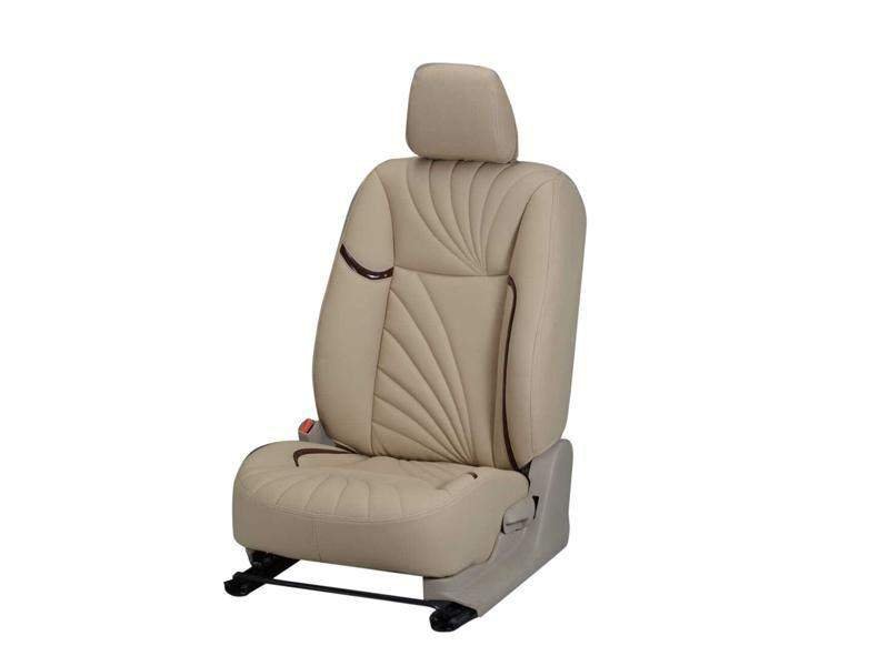 Skoda kushaq dove series 3d custom nappa leather car seat covers