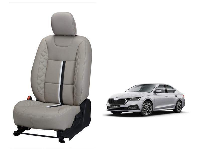 Skoda new octavia trace series 3d custom nappa leather car seat covers