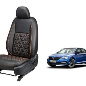 Skoda New Superb Diamond Series 3D Custom Nappa Leather Car Seat Covers