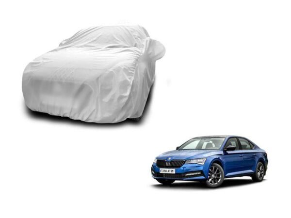 Skoda new superb new silver car body cover