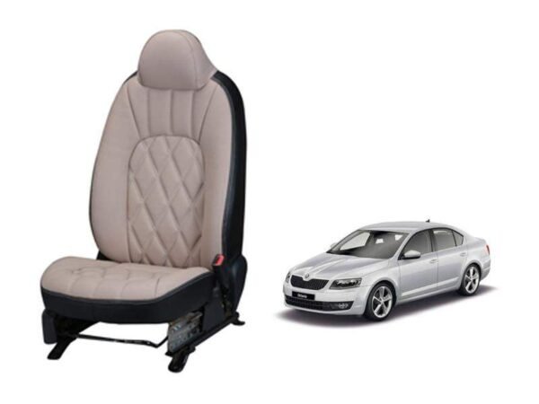 Skoda octavia threading series 3d custom art leather car seat covers