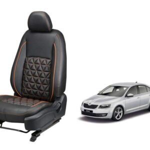 Skoda Old Octavia Diamond Series 3D Custom Nappa Leather Car Seat Covers