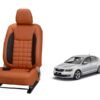 Skoda Old Octavia Prism Series 3D Custom Nappa Leather Car Seat Covers