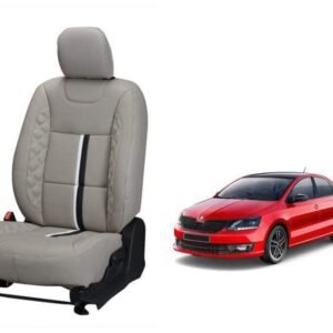 Skoda Rapid Trace Series 3D Custom Nappa Leather Car Seat Covers