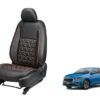 Skoda Slavia Diamond Series 3D Custom Nappa Leather Car Seat Covers