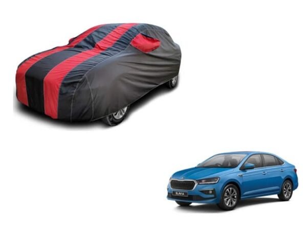 Skoda slavia double colour lining car body cover