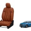 Skoda Slavia Kite Series 3D Custom Nappa Leather Car Seat Covers