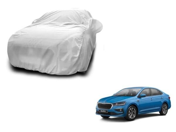 Skoda slavia new silver car body cover