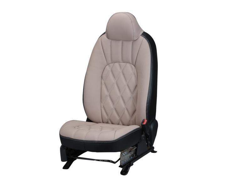 Skoda slavia threading series 3d custom art leather car seat covers