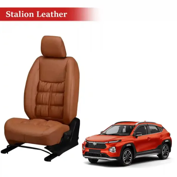 Stallion leather seat cover for taisor