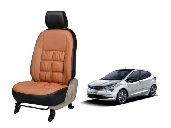 Tata altroz comfort series 3d custom stallion leather car seat covers