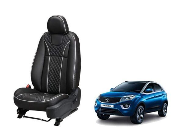 Tata nexon moon series 3d custom art leather car seat covers