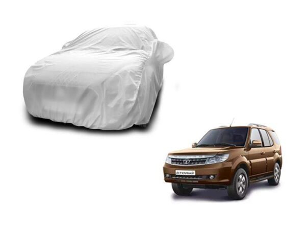 Tata safari storme new silver car body cover