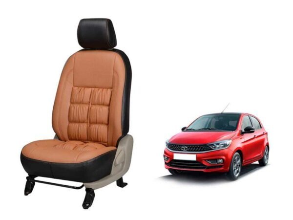 Tata tiago comfort series 3d custom stallion leather car seat covers