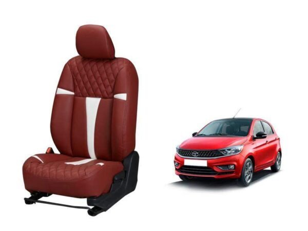 Tata tiago racing series 3d custom art leather car seat covers