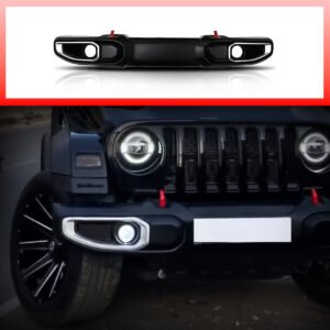 Thar roxx wrangler style front bumper modified guard add on at best price