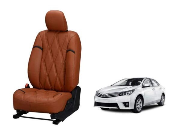Toyota corolla altis kite series 3d custom nappa leather car seat covers