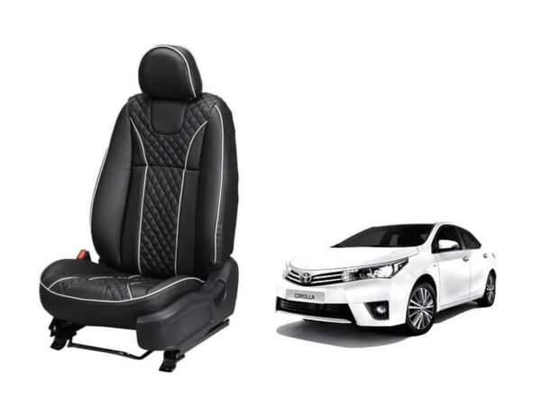 Toyota corolla altis moon series 3d custom art leather car seat covers