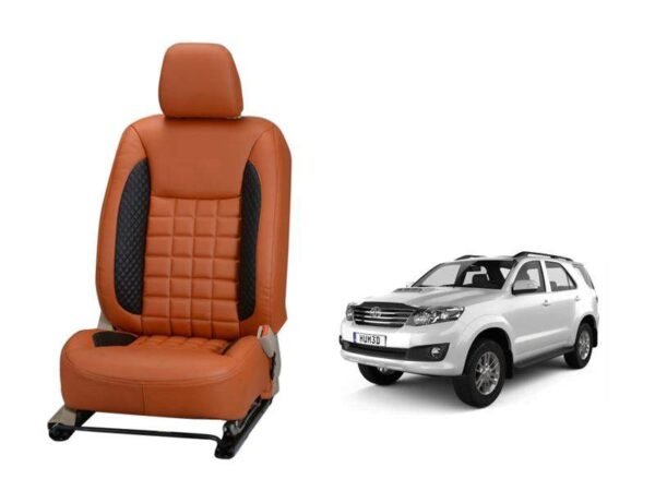 Toyota fortuner 2012 prism series 3d custom nappa leather car seat covers