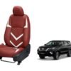 Toyota Fortuner 2016 Zig Zag SERIES 3D CUSTOM ART LEATHER CAR SEAT COVERS