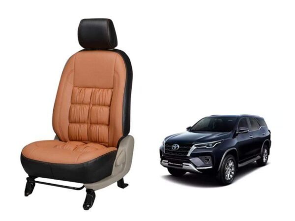 Toyota fortuner 2021 comfort series 3d custom stallion leather car seat covers